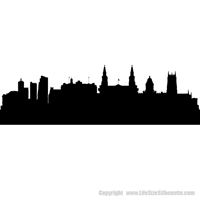 Picture of Leeds, England City Skyline (Cityscape Decal)