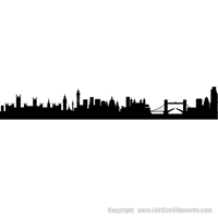 Picture of London, England City Skyline (Cityscape Decal)