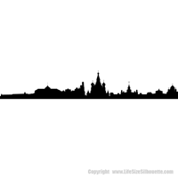 Picture of Moscow, Russia City Skyline (Cityscape Decal)