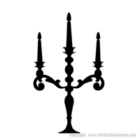 Picture of Candelabra 28 (Wall Decor: Candelabra Silhouette)