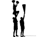 Picture of Cheerleading Silhouettes  4 (Sports Decor: Cheer Silhouettes)