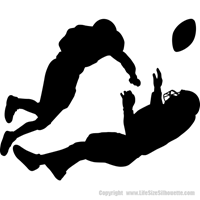 Picture of Football Players 30 (Football Decor: Silhouette Decals)