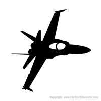 Picture of Jet Fighter  8 (Wall Silhouettes: Decals)
