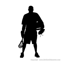 Picture of Lacrosse Player  9 (Sports Decor: Lacrosse Decals)