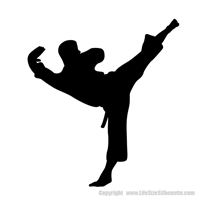 Picture of Martial Arts  9 (Sports Decor: Silhouette Decals)