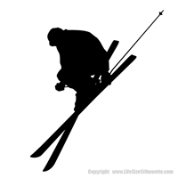 Picture of Skier  2 (Ski Decor: Silhouette Decal)