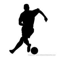 Picture of Soccer Player  5 (Soccer Decor: Silhouette Decals)