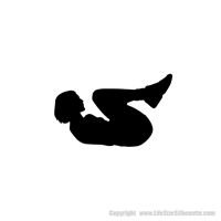 Picture of Workout Silhouette 15 (Sports Decor: Silhouette Decals)