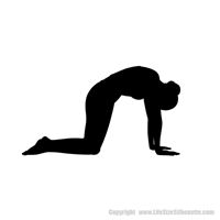 Picture of Yoga Pose  9 (Decor: Silhouette Decals)